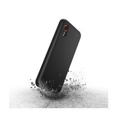 OtterBox React Series Case - Rugged Black Protection for Samsung Galaxy XCover7 - SKU: 0840304761159